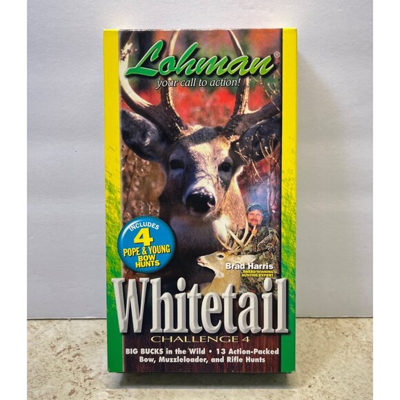 Lohman Whitetail Challenge 4 VHS Hunting Video Brad Harris Bow Hunts Blackpowder - Picture 7 of 7